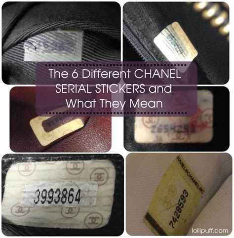 fake chanel serial sticker|chanel serial number history.